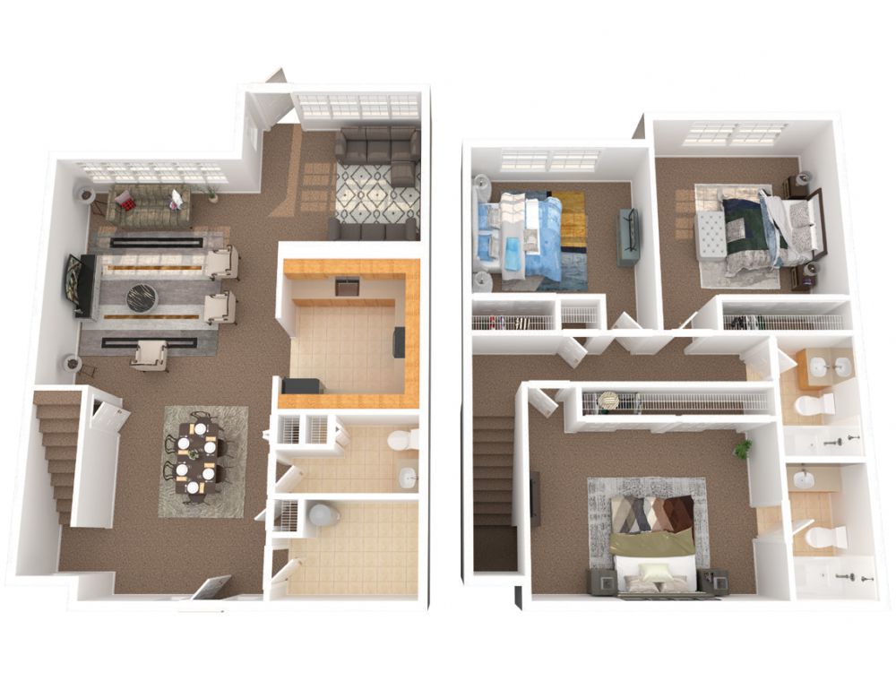 3 Bedroom 2.5 Bath (SE-18) - NBK Capelin